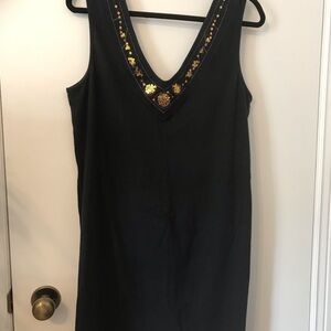 Jessica Black Cotton Blend Top